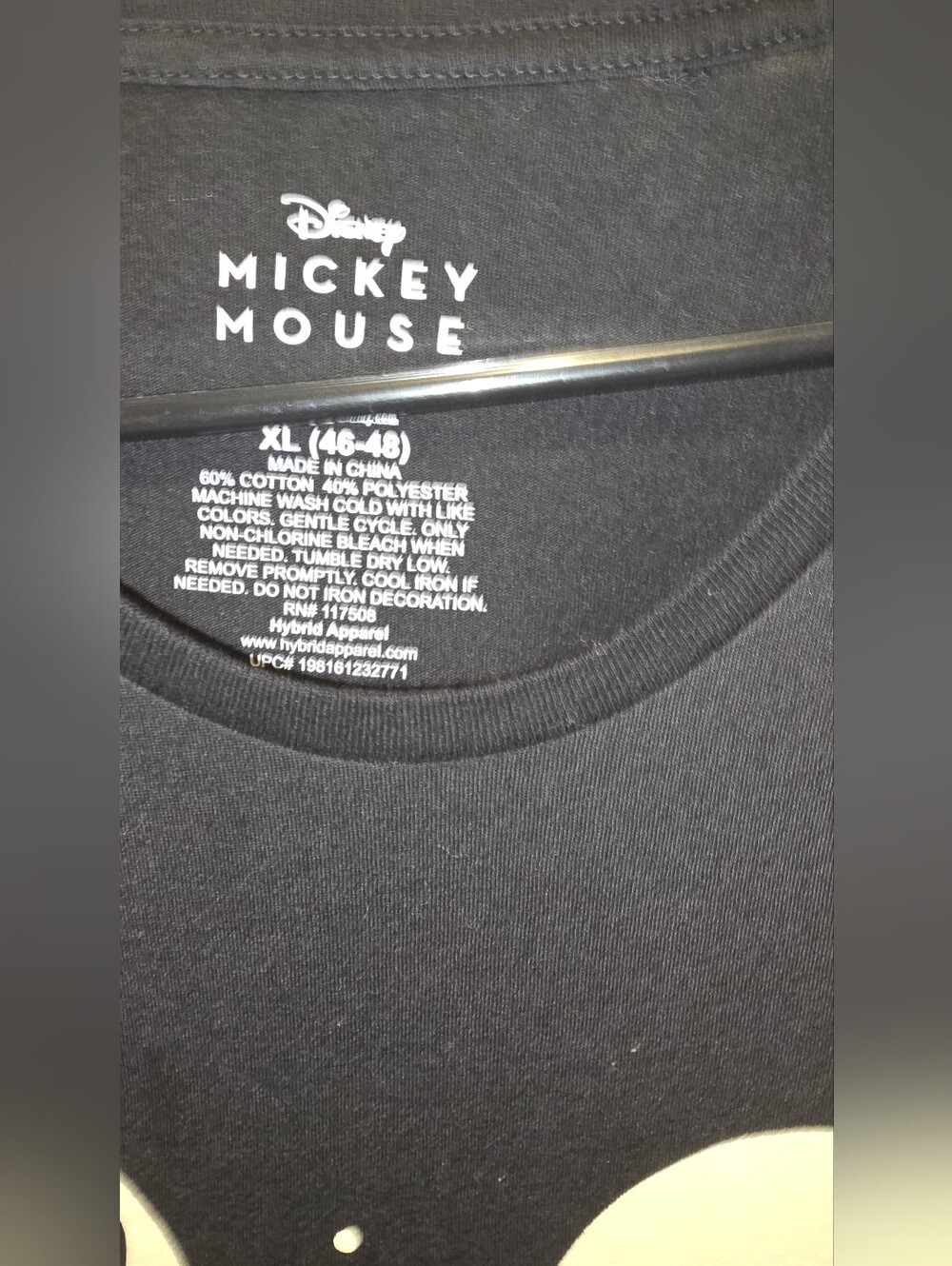 Disney's Mickey Mouse Men's Halloween Mickey Head Graphic Tee XL - Picture 5 of 6